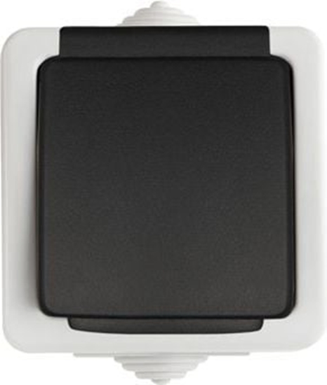 Picture of Kanlux Gniazdo Tekno francuskie z ochron styków czarne (25356)