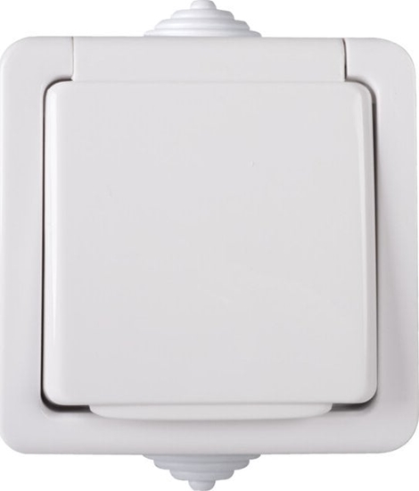 Изображение Kanlux TEKNO Gniazdo hermetyczne pojedyncze z ochron styków 16A 250V biay IP54 33496