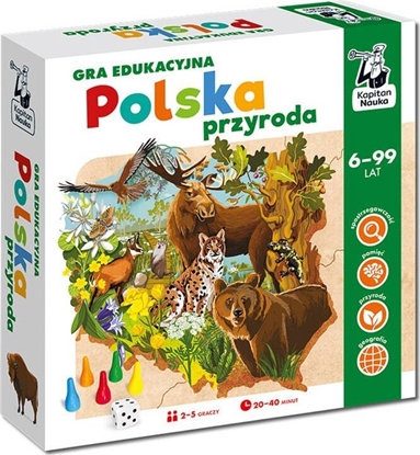 Picture of Kapitan Nauka Polska przyroda. Gra edukacyjna gra przyrodnicza dla caej rodziny GR0708