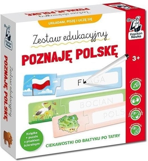 Picture of Kapitan Nauka. Poznaj Polsk. Ksika + puzzle