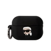 Picture of Karl Lagerfeld - Karl Lagerfeld 3D Logo NFT Karl Head Silicone Case for AirPods Pro 2 Black