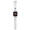 Picture of Karl Lagerfeld - Karl Lagerfeld 3D Rubber Karl Head strap for Apple Watch 42/44/45/49mm - white