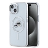 Picture of Karl Lagerfeld - Karl Lagerfeld IML K&CH Heads Metal Frame MagSafe Case for iPhone 14 Transparent