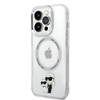Picture of Karl Lagerfeld - Karl Lagerfeld IML Karl and Choupette MagSafe Case for iPhone 14 Pro Max Transparent