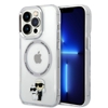 Picture of Karl Lagerfeld - Karl Lagerfeld IML Karl and Choupette MagSafe Case for iPhone 15 Pro Transparent