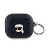 Picture of Karl Lagerfeld - Karl Lagerfeld PU Embossed Karl Head Case for AirPods 3 Black