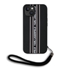 Picture of Karl Lagerfeld - Karl Lagerfeld PU Saffiano Athleisure Stripe and Strap Case for iPhone 15 Pink
