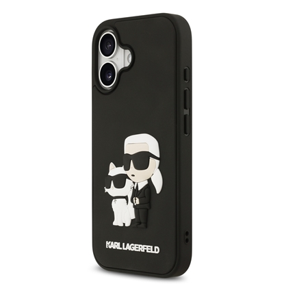 Attēls no Karl Lagerfeld 3D Rubber Double Heads Case for Apple iPhone 17