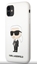 Attēls no Karl Lagerfeld Apple iPhone 11 Liquid Silicone Ikonik NFT Case White