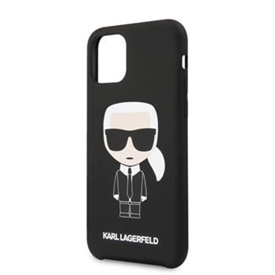 Изображение Karl Lagerfeld Apple iPhone 11 Pro Iconic Silicone Cover Black