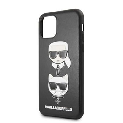 Изображение Karl Lagerfeld Apple iPhone 11 Pro Karl Lagerfeld and Choupette Cover Black