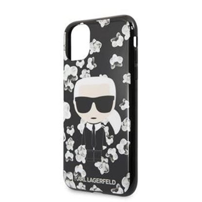 Изображение Karl Lagerfeld Apple iPhone 11 TPU Flower Cover Black