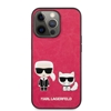 Picture of Karl Lagerfeld Apple iPhone 13 Pro Choupette PU Leather Case Fuchsia