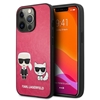 Picture of Karl Lagerfeld Apple iPhone 13 Pro Choupette PU Leather Case Fuchsia