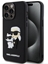 Attēls no Karl Lagerfeld Apple iPhone 15 Pro Max Rubber Karl and Choupette Case Black