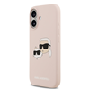 Изображение Karl Lagerfeld Liquid Silicone Double Heads MagSafe Case for iPhone 17 / Pink