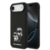 Picture of Karl Lagerfeld Apple iPhone Air Liquid Silicone K&CH Sketch MagSafe Case Black