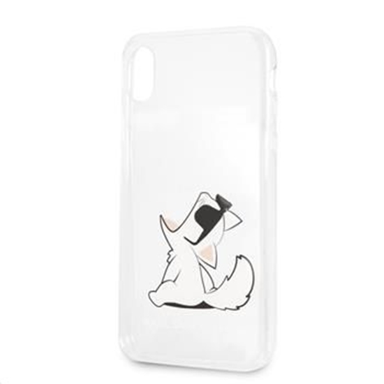 Изображение Karl Lagerfeld Apple iPhone XR Fun Choupette No Rope Hard Case Transparent