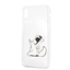 Attēls no Karl Lagerfeld Apple iPhone XR Fun Choupette No Rope Hard Case Transparent