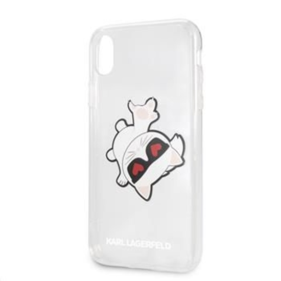 Изображение Karl Lagerfeld Apple iPhone XR Fun Eaten Hard Case Transparent