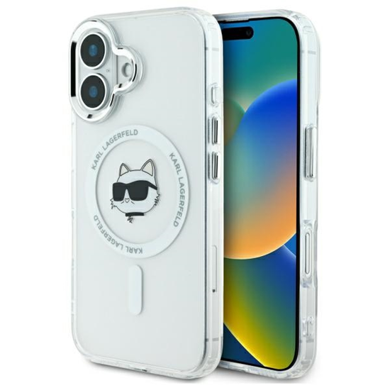 Изображение Karl Lagerfeld case for iPhone 16 6,1" KLHMP16SHLS