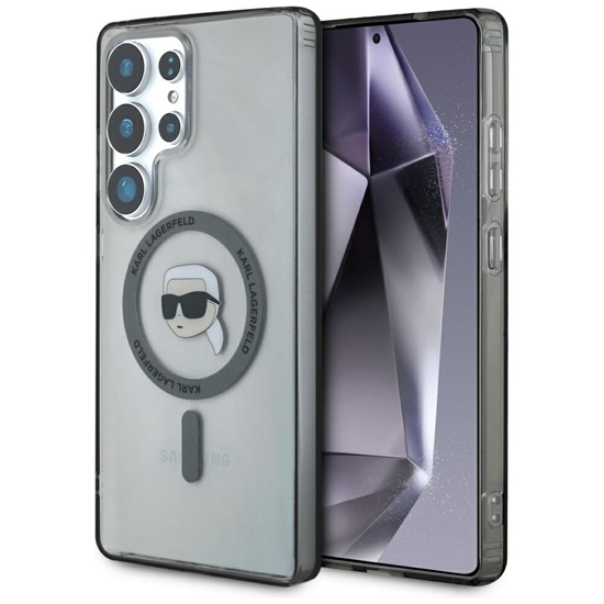 Picture of Karl Lagerfeld Button Karl Head Printed Logo MagSafe Case for Samsung Galaxy S25 Ultra