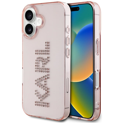 Picture of Case Karl Lagerfeld IML Rhinestones Logo for iPhon