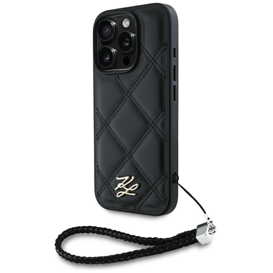 Picture of Case Karl Lagerfeld Quilted Initial Logo & Chain S