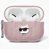 Изображение Karl Lagerfeld Monogram Choupette Head Case for AirPods 4 Pink