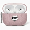 Изображение Karl Lagerfeld Monogram Choupette Head Case for AirPods 4 Pink