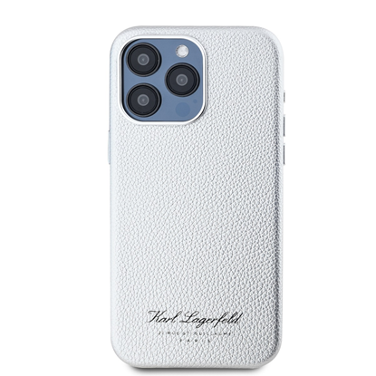 Attēls no Karl Lagerfeld Grained PU Hotel RSG Case for iPhone 15 Pro Max / Grey