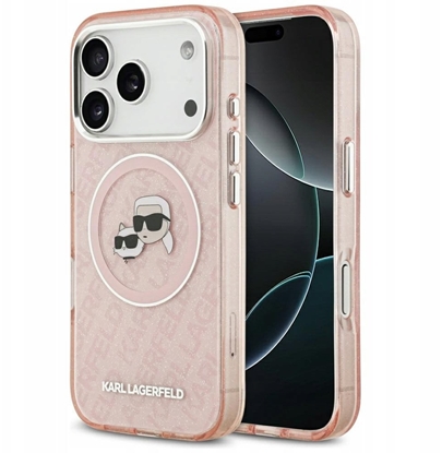 Изображение Karl Lagerfeld IML Glitter Karl & Choupette Heads 