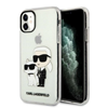 Picture of Karl Lagerfeld IML Glitter Karl and Choupette NFT Case for iPhone 11 / Transparent