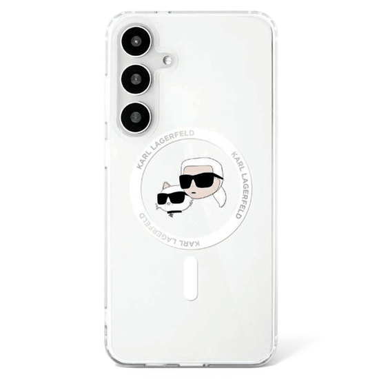 Изображение Karl Lagerfeld IML K&CH Heads MagSafe Case for Samsung Galaxy S25