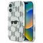 Изображение Karl Lagerfeld Apple iPhone 16 hardcase IML Karl Head Electroplated Transparent