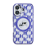 Изображение Karl Lagerfeld IML Monogram K&CH Heads MagSafe Case for iPhone 16 / purple