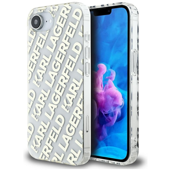 Изображение Karl Lagerfeld IML Repeat Logo Case for Apple iPhone 16e