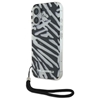 Picture of Karl Lagerfeld IML Zebra Pattern & Cord Back Case for Apple iPhone 16