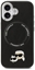 Изображение Karl Lagerfeld PU Karl and Choupette Heads Pins MagSafe Case for iPhone 17 / black