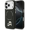 Изображение Karl Lagerfeld PU Karl and Choupette Heads Pins MagSafe Case for iPhone 17 Pro Max / Black