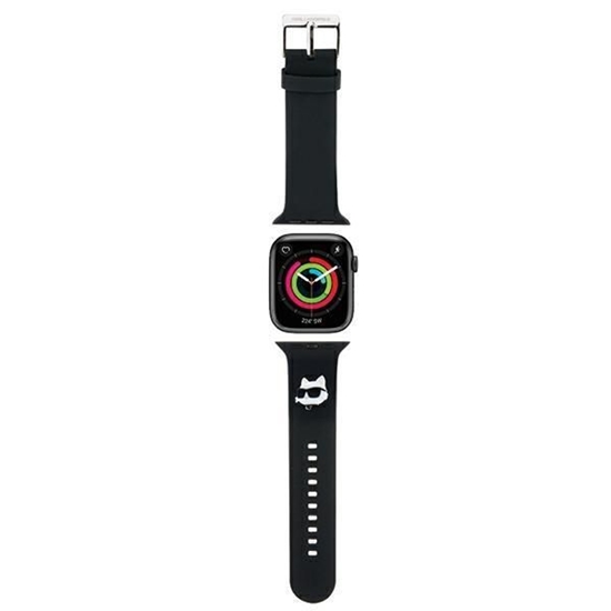 Изображение Karl Lagerfeld Karl Lagerfeld 3D Rubber Choupette Head Strap for Apple Watch 42/44/45/49mm - Black