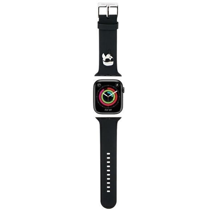 Attēls no Karl Lagerfeld Karl Lagerfeld 3D Rubber Karl Head strap for Apple Watch 42/44/45/49mm - black