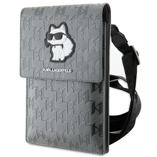 Изображение Karl Lagerfeld Case KLWBSAKHPCG Handbag - Silver S