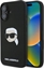 Изображение Karl Lagerfeld KARL LAGERFELD futera do IPHONE 16 kompatybilny z MagSafe KLHMP16SSKHPPLK (Sil KL Head Print) czarny