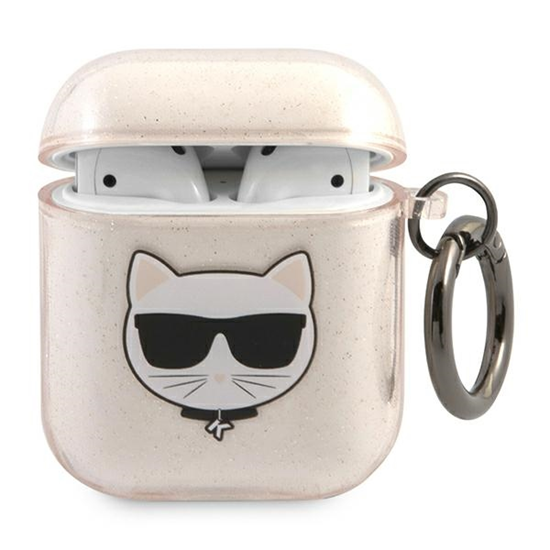 Picture of KLA2UCHGD Karl Lagerfeld TPU Glitter Choupette Hea