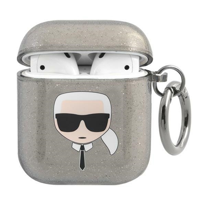 Изображение Karl Lagerfeld KLA2UKHGK AirPods 1|2 cover czarny|
