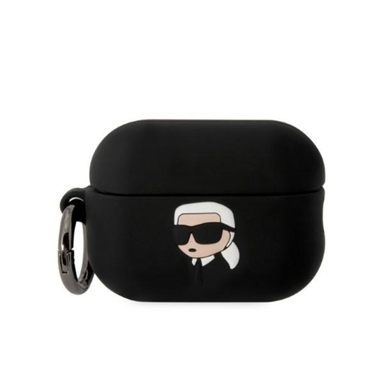 Изображение Karl Lagerfeld 3D Logo NFT Karl Head Silicone Case for AirPods Pro 2 / Black