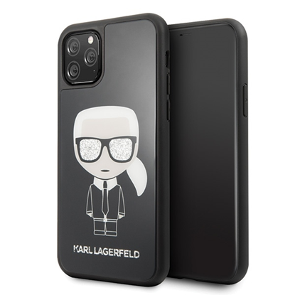 Изображение Karl Lagerfeld KLHCN58DLFKBK iPhone 11 Pro czarny|