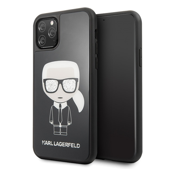 Изображение Karl Lagerfeld KLHCN58DLFKBK iPhone 11 Pro czarny|