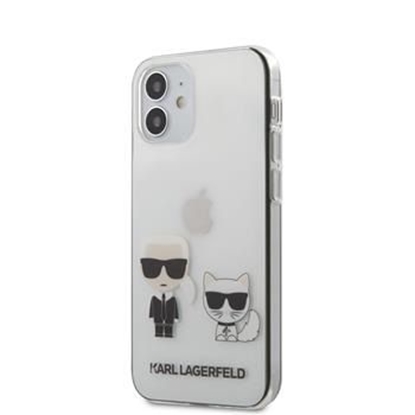 Изображение Karl Lagerfeld Apple iPhone 12 mini 5.4'' PC/TPU Karl &Choupette Cover Transparent